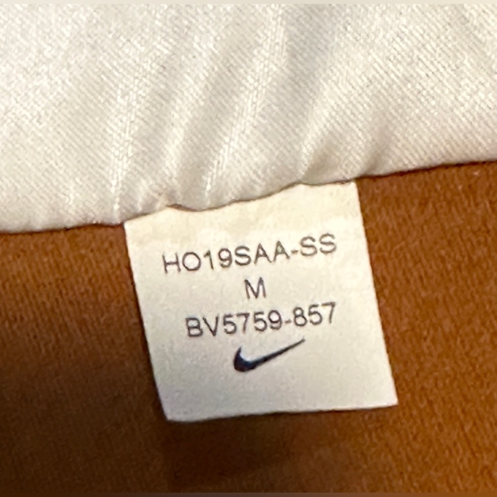 Nike Dri-Fit Burnt Sienna Orange Cowgirl Training Yoga Sports Leggings Pants M - Picture 8 of 8
